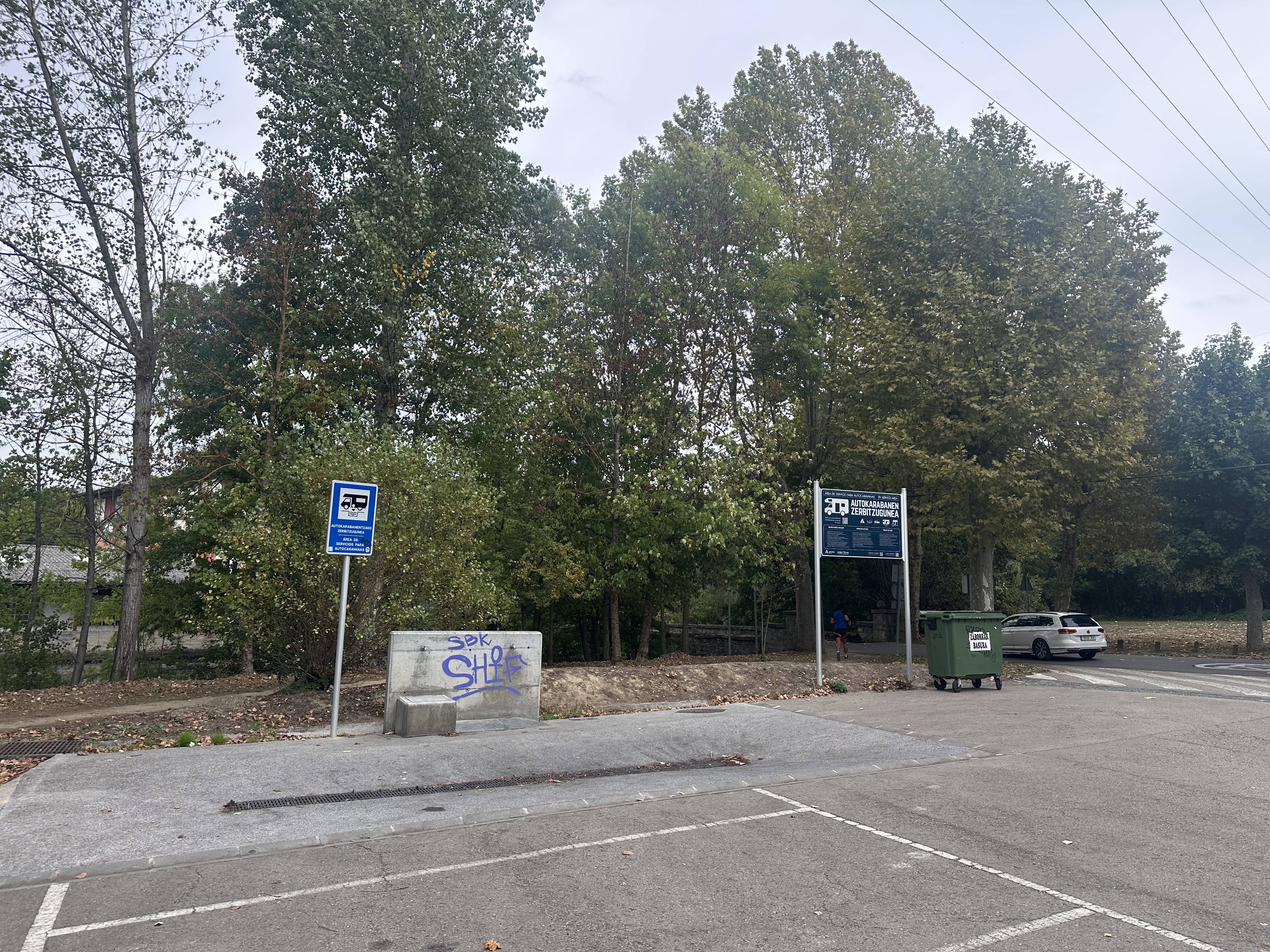 Area de autocaravanas de Amurrio